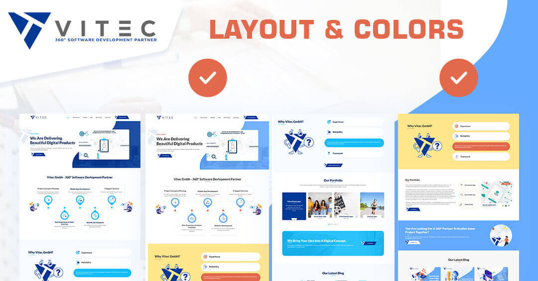 : Vitec GmbH │ 360o Redesign Journey │Design Colors & Fonts Unification