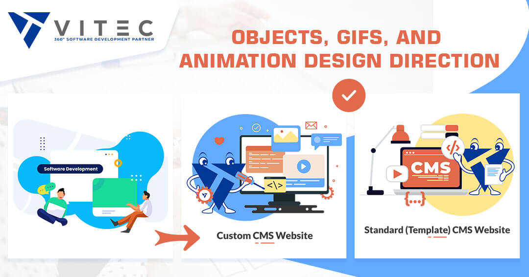 Vitec GmbH │ 360o Redesign Journey │ Design Connected In Objects, GIFs & Animations