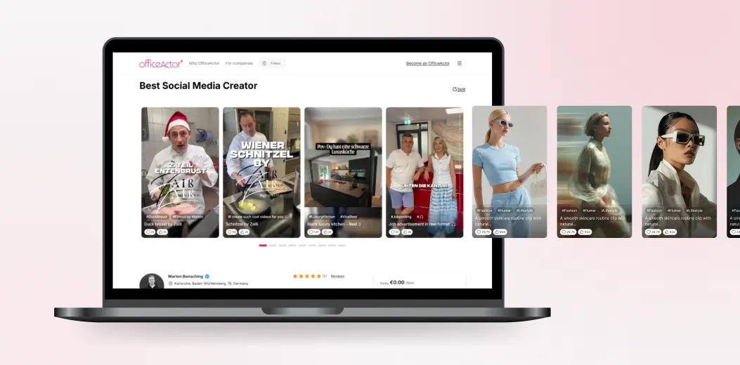 OfficeActor - End-to-End Influencer Booking Platform